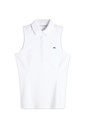 제이린드버그 SS26 여성 데나 골프 민소매 티셔츠 화이트 GWJT14821