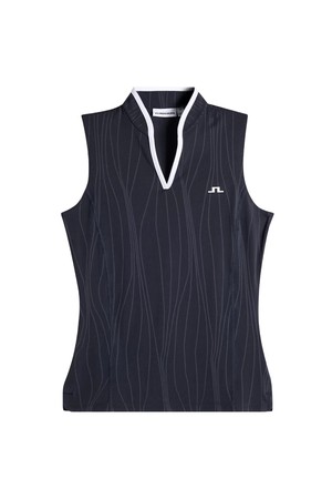 제이린드버그 SS26 여성 밀라 골프 민소매 티셔츠 네이비 GWJT14806