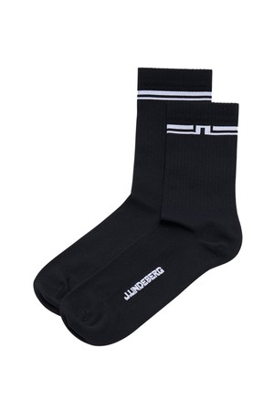 제이린드버그 SS26 여성 스트라튼 골프 양말 블랙 GUAC16408