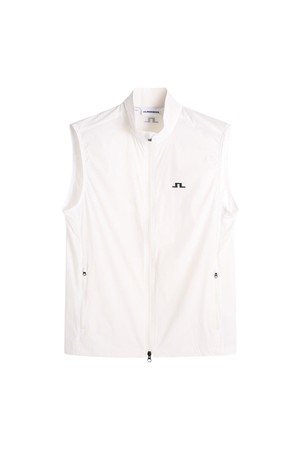 제이린드버그 SS26 남성 애쉬 라이트 패커블 베스트 화이트 GMOW14433