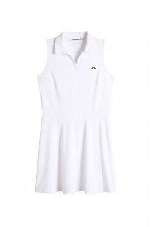 제이린드버그 SS26 여성 다나 골프 민소매원피스 화이트 GWSD14581
