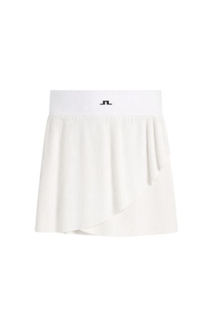 제이린드버그 SS26 여성 브리트 골프 스커트 화이트 GWSD14586