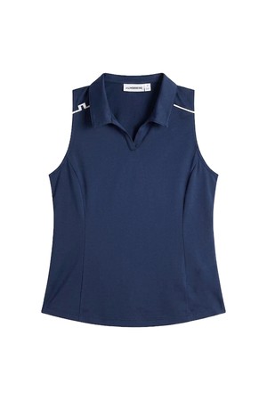 제이린드버그 SS26 여성 레아 골프 민소매 티셔츠 네이비 GWJT14828