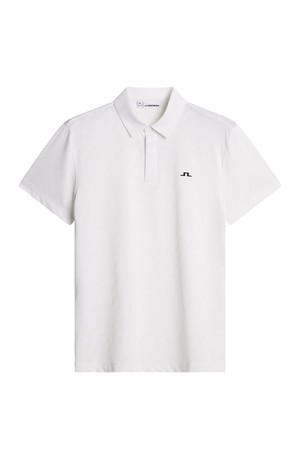 제이린드버그 SS26 남성 빌헬름 골프 반팔티셔츠 화이트 GMJT14662