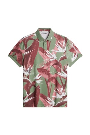 제이린드버그 SS26 남성 투어테크 프린트 골프 반팔티셔츠 파라그린 GMJT14652