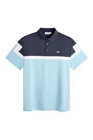 제이린드버그 SS26 남성 에밀 골프 반팔티셔츠 아쿠아 GMJT14713