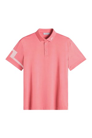 제이린드버그 SS26 남성 히스 골프 반팔티셔츠 핑크 GMJT14650