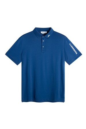 제이린드버그 SH26 남성 TOUR TECH 반팔 POLO 에스테이트 블루 GMJT14647-O341
