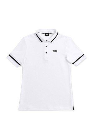 PXG SS26 여성 에센셜 골프 반팔티셔츠 화이트 CW-WE23ATP1-38WH