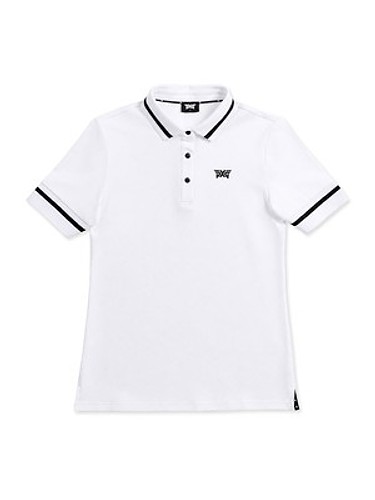 PXG SS26 여성 에센셜 골프 반팔티셔츠 화이트 CW-WE23ATP1-38WH-a