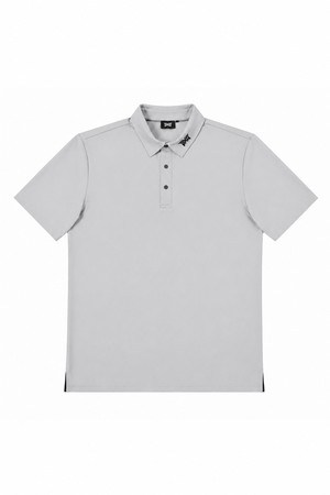 PXG SS26 남성 애슬레틱 핏 시그니처 골프 폴로 그레이 MD23ATP1-01GRA