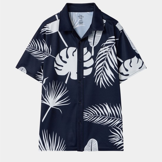 RESORT SHIRT TROPICAL NAVY