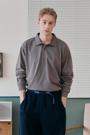HERITAGE SOLID POLO_BROWN-a