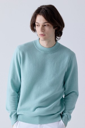 남성 캐시미어100 니트-MINT_BLUE-a
