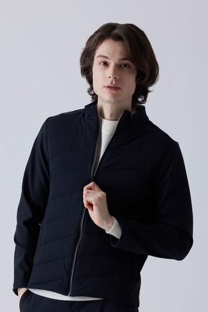 남성 시그니쳐 경량 다운자켓_BLACK-a