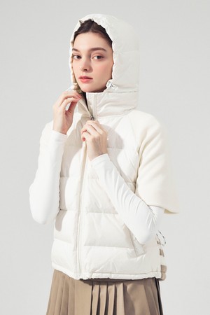 니트 하이브리드 다운 점퍼 IVORY_IVORY-a