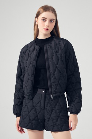 네오 다이아 퀼팅 점퍼 BLACK_BLACK-a