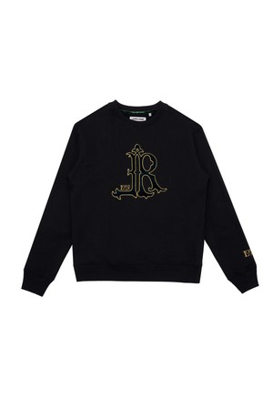 여성 맨투맨 티셔츠-BLACK_BLACK-a