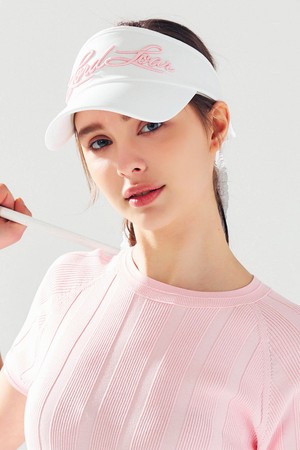 프릴 썬바이저 WHITE_WHITE-a