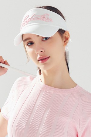 프릴 썬바이저 WHITE