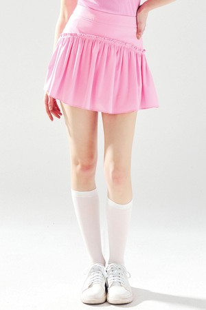 프릴 셔링 스커트 PINK_PINK-a
