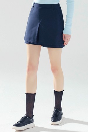 더블 레이어드 숏팬츠 NAVY