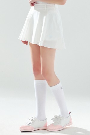 언발 플레어 스커트 WHITE