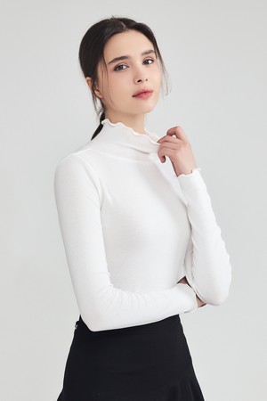 소프트 모크넥 긴팔 티셔츠 IVORY_IVORY-a