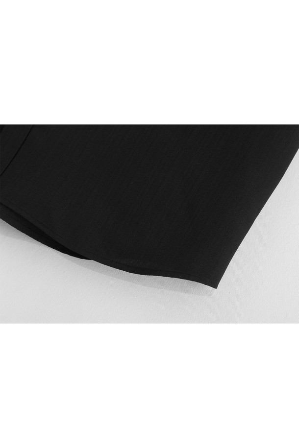 ASHOUR - 반팔셔츠 - Single Pocket Shirts Black