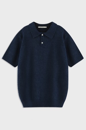 Boucle Half Knit Navy