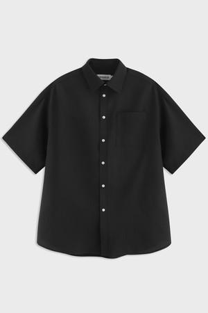 Single Pocket Shirts Black