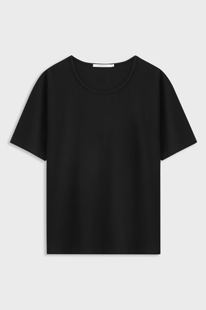 Air Mesh U-Neck Tee Black