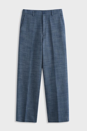 Linen Denim Pants Indigo