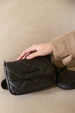 알도 미니노리 크로스바디 백 - 블랙/블랙 ADB1H219HZ008