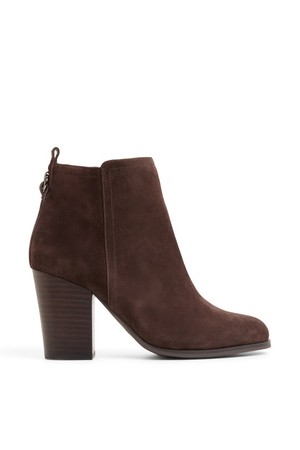 노에미아 필로우워크 앵클 부츠 - 다크 브라운 ADD1B077FZ201