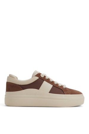 브린리 필로우워크 스니커즈 - 오픈 브라운 ADD1N065FZ241