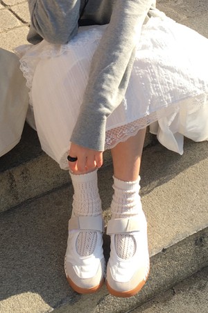 [WOMEN] 컬러스오브캘리포니아 타호에17 메리제인 스니커즈 - 화이트 CFE1S102FZWHT