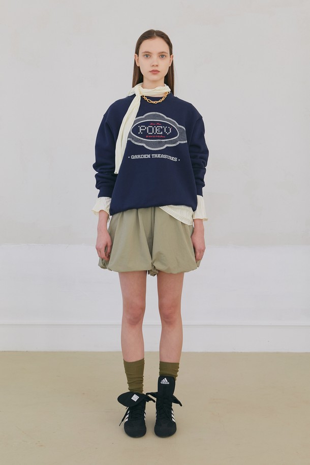 POEV - 쇼트팬츠 - Nylon Balloon Shorts - Khaki