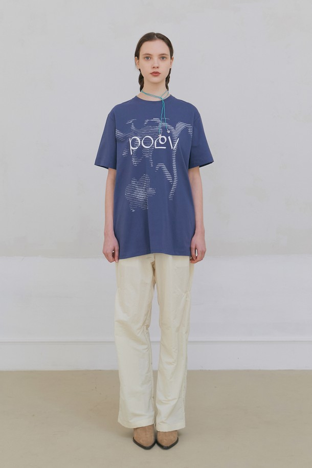 POEV - 트레이닝 팬츠/조거 - Shirring Nylon Straight Pants - Lemon