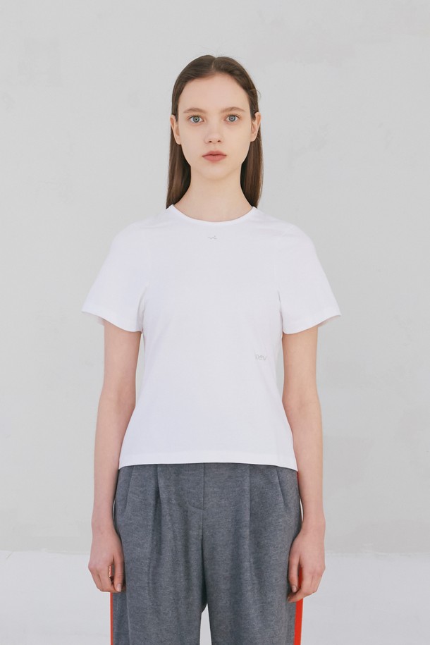 POEV - 반소매 티셔츠 - Poev Arched T-Shirt - White