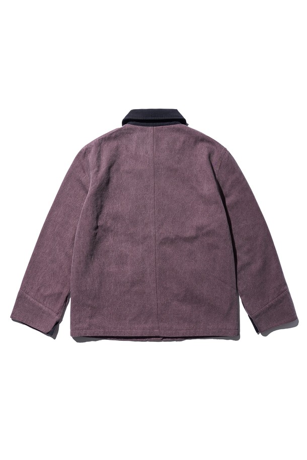 POEV - 자켓 - Round Pocket Work Jacket - Dusty Purple