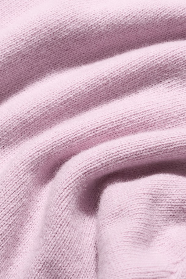 POEV - 스웨터 - 90’s V-neck Cashmere Knit - Light Pink