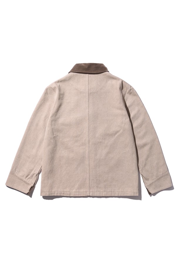 POEV - 자켓 - Round Pocket Work Jacket - Beige