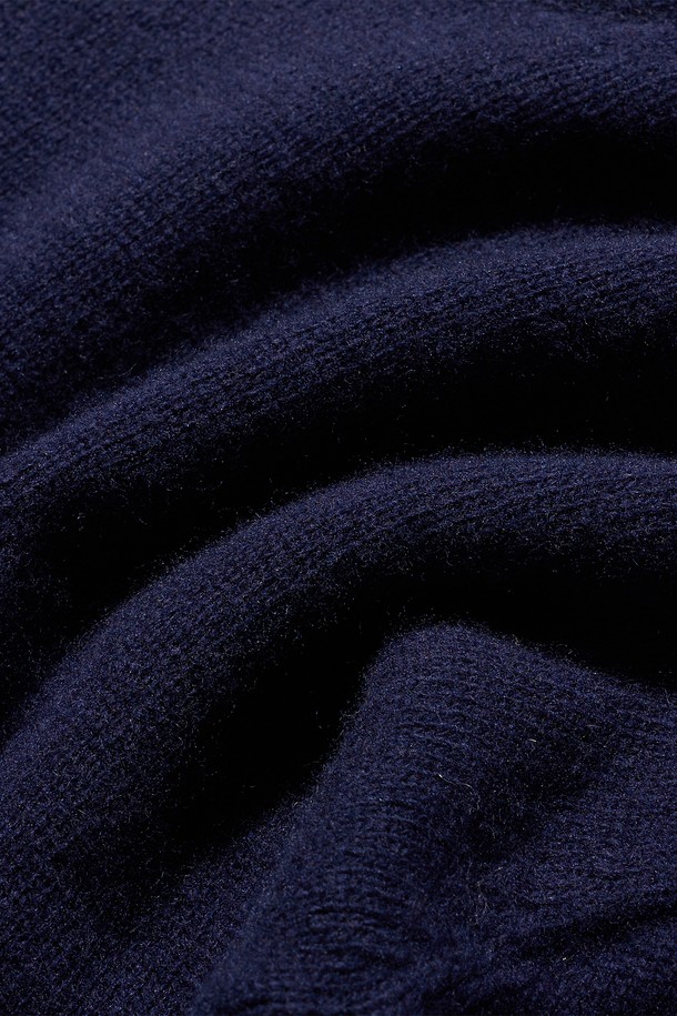 POEV - 스웨터 - 90’s V-neck Cashmere Knit - Navy