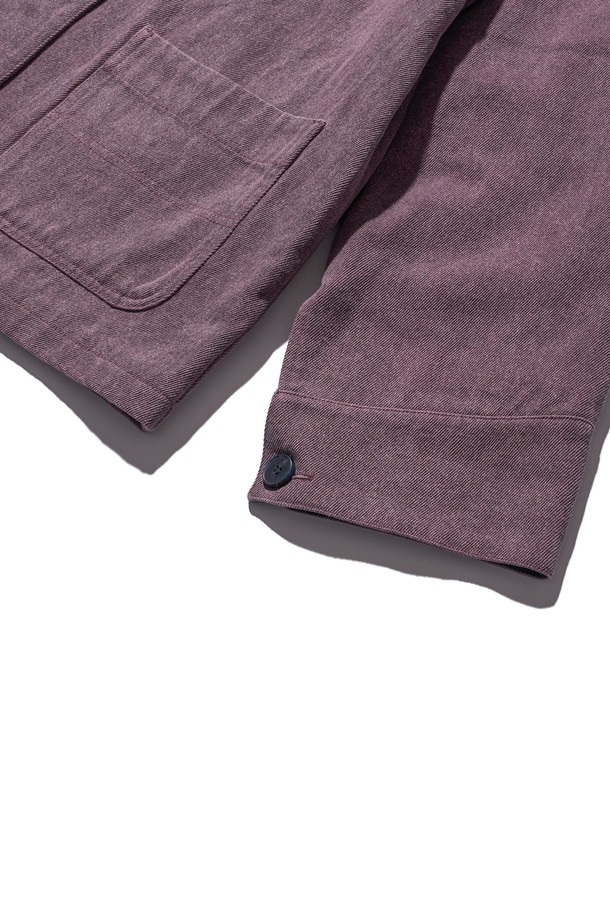 POEV - 자켓 - Round Pocket Work Jacket - Dusty Purple