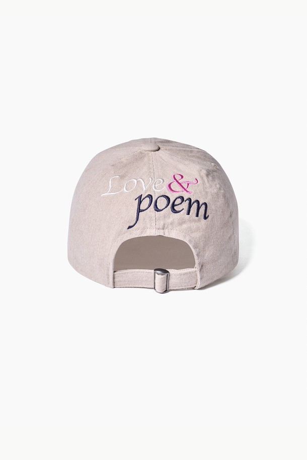 POEV - 모자 - Love Poem Ball Cap - Beige