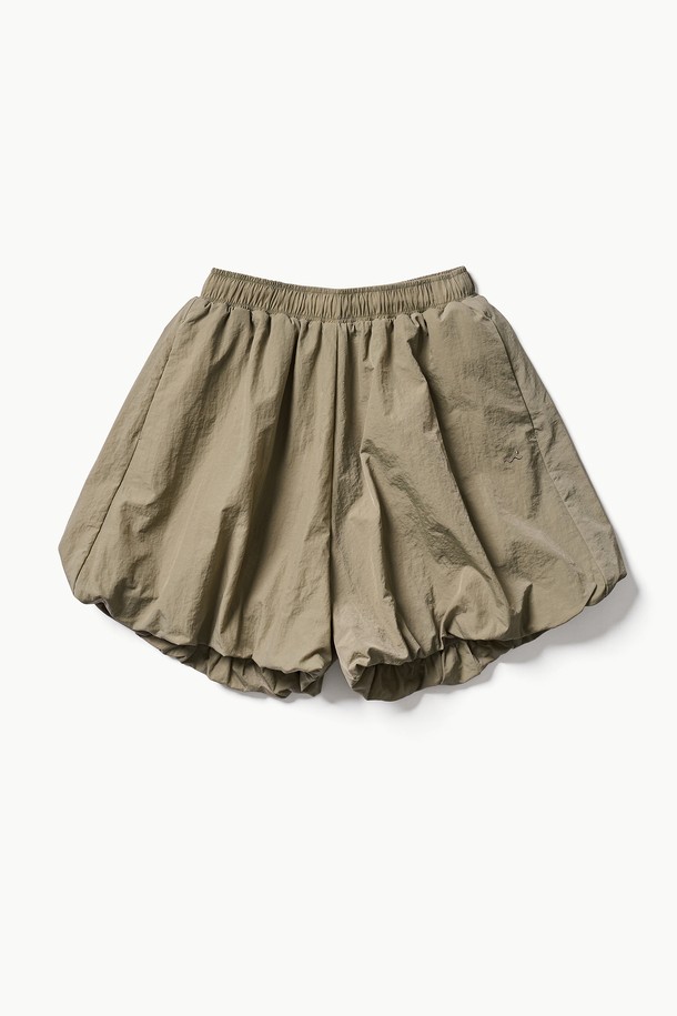 POEV - 쇼트팬츠 - Nylon Balloon Shorts - Khaki