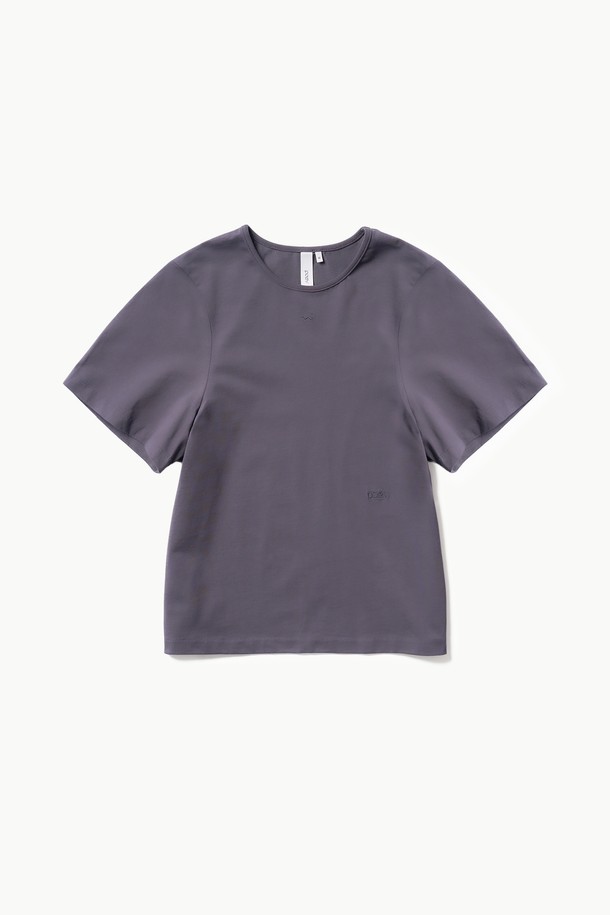 POEV - 반소매 티셔츠 - Poev Arched T-Shirt - Charcoal