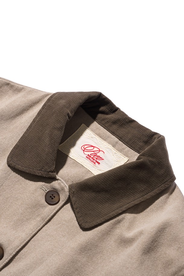 POEV - 자켓 - Round Pocket Work Jacket - Beige