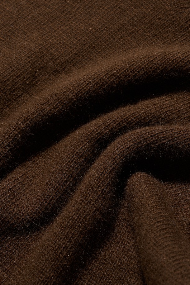 POEV - 스웨터 - 90’s V-neck Cashmere Knit - Brown